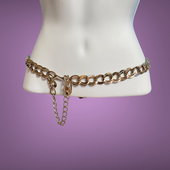 Silvertone Chain Link Vintage Belt - Picture 8 of 8